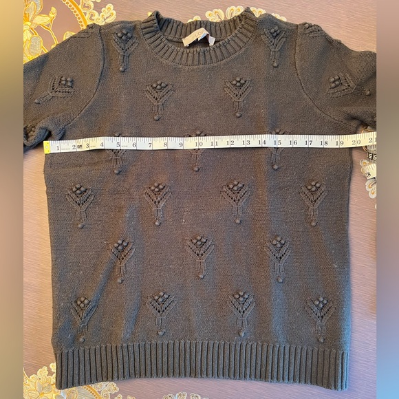 LOFT Women's Olive Knit Sweater - Picture 9 of 9